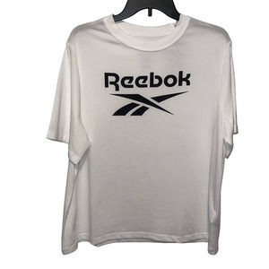 Reebok Plus Size Logo T-Shirt - White
